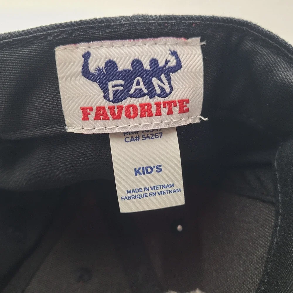 Kids Chicago Blackhawks Hat Adjustable Fan Favorite Red Black NHL Hockey Boys